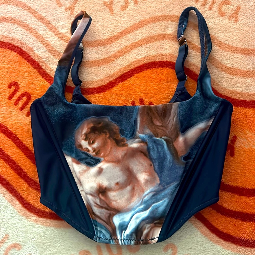 Out from under ( U.O)  renaissance corset tank ✨ 🖼️